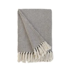 Jenson Herringbone Throw 130cm X 180cm 40 Jenson Herringbone Throw 130cm X 180cm -Habitat Store 30768546 alt01