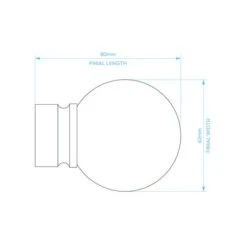 Hammered Effect Extendable Metal Eyelet Curtain Pole -Habitat Store 30768826 alt08