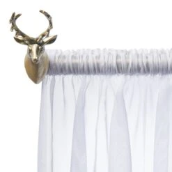 Mix And Match Pair Of Stag Finials Dia. 25/28mm -Habitat Store 30768847 alt01