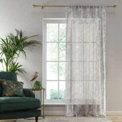 Cranes Slot Top Voile Panel 23 Cranes Slot Top Voile Panel -Habitat Store 30768921 alt01