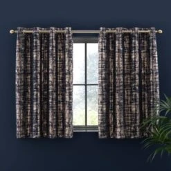Romano Velour Eyelet Curtains -Habitat Store 30769139 alt05