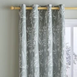 Meadow Jacquard Eyelet Curtains 37 Meadow Jacquard Eyelet Curtains -Habitat Store 30769648