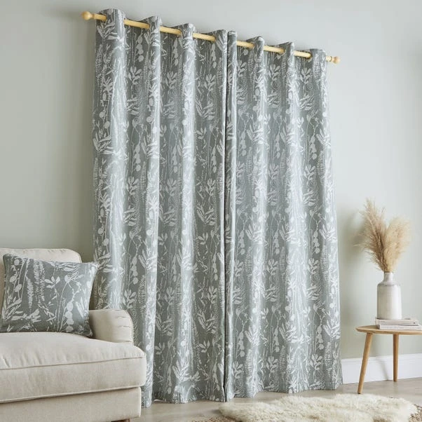 Meadow Jacquard Eyelet Curtains 6 Meadow Jacquard Eyelet Curtains - Image 4