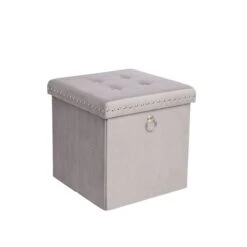 Velvet Cube Ottoman -Habitat Store 30769866 alt03