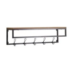 Fulton Wall Shelf With Hooks Pine -Habitat Store 30769871 alt04