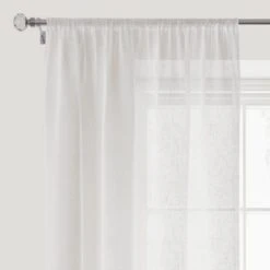 Boucle Slot Top Single Voile Panel 37 Boucle Slot Top Single Voile Panel -Habitat Store 30770167