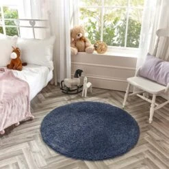 Marvel Circle Shaggy Washable Rug -Habitat Store 30770259