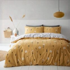 Scandi Floral Grey Duvet Cover And Pillowcase Set -Habitat Store 30772203 alt01