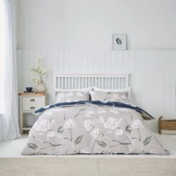 Lois Large Floral Duvet Cover And Pillowcase Set -Habitat Store 30772668 alt02