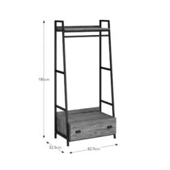 Fulton Open Wardrobe, Pine -Habitat Store 30773044 alt09