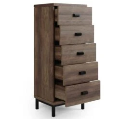 Fulton Tall 5 Drawer Chest, Pine Effect -Habitat Store 30773096 alt04