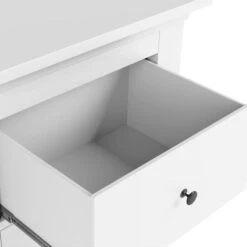 Lynton 3 Drawer Bedside Table, White -Habitat Store 30780208 alt05