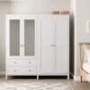 Lynton 4 Door Wardrobe, White 2 Lynton 4 Door Wardrobe, White -Habitat Store 30780266