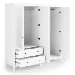 Lynton 4 Door Wardrobe, White -Habitat Store 30780266 alt04