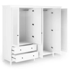 Lynton 5 Door Wardrobe, White -Habitat Store 30780267 alt04
