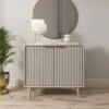 Neena Small Sideboard, Warm Grey Wash Acacia Wood 1 Neena Small Sideboard, Warm Grey Wash Acacia Wood -Habitat Store 30781310