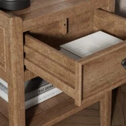 Portland 1 Drawer Bedside Table, Mango Wood -Habitat Store 30781893 alt03