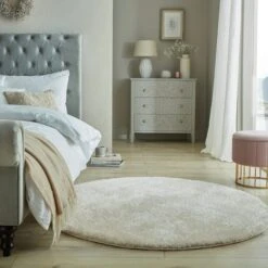 Indulgence Round Shaggy Rug 37 Indulgence Round Shaggy Rug -Habitat Store 30782107