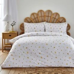 Pressed Floral Duvet Cover And Pillowcase Set -Habitat Store 30783531 alt02