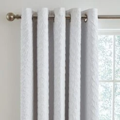 Edison Embossed Textured Blackout Eyelet Curtains -Habitat Store 30788500