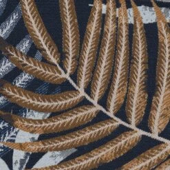 Leaf Jacquard Navy Roman Blind -Habitat Store 30789920 alt01