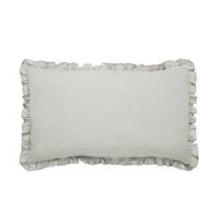 Pure Cotton Frilled Pillowcase 41 Pure Cotton Frilled Pillowcase -Habitat Store 30791120 alt01