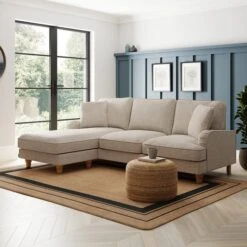 Beatrice Tonal Textured Weave Corner Chaise Sofa -Habitat Store 30792404 alt03