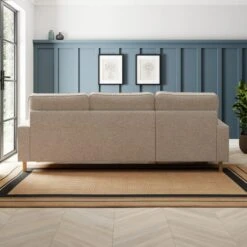 Beatrice Tonal Textured Weave Corner Chaise Sofa -Habitat Store 30792404 alt04