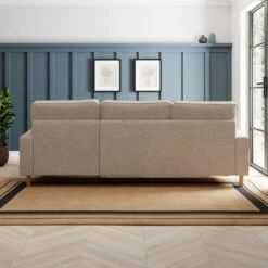 Beatrice Tonal Textured Weave Corner Chaise Sofa -Habitat Store 30792406 alt04