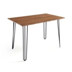 Bella 4 Seater Rectangular Hairpin Leg Dining Table With 2 Benches -Habitat Store 30793847 alt04