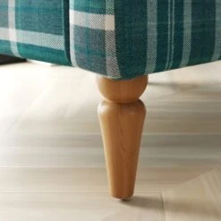 Oswald Check Wingback Armchair 27 Oswald Check Wingback Armchair -Habitat Store 30794629 alt05