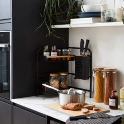 Black Smart Industrial Corner Storage Rack -Habitat Store 30795881 alt07