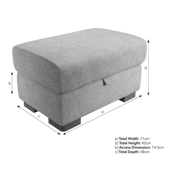 Carson Soft Texture Large Storage Footstool 12 Carson Soft Texture Large Storage Footstool - Image 10
