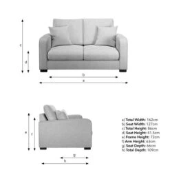 Carson Deep Sit Soft Texture 2 Seater Sofa -Habitat Store 30796042 alt09