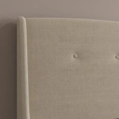 Mason Buttoned Woven Fabric Bed Frame -Habitat Store 30800061 alt04