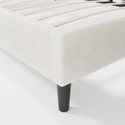 Alara Pleated Teddy Fabric Bed Frame -Habitat Store 30800163 alt06