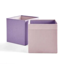 Set Of 2 Kids Foldable Cube Storage -Habitat Store 30801373 alt01