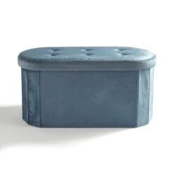Velvet Lozenge Ottoman -Habitat Store 30801375 alt02