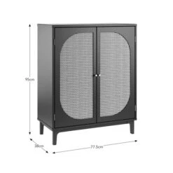 Franco Small Cabinet, Black -Habitat Store 30801911 alt09