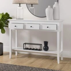 Lynton Console Table White -Habitat Store 30801931 alt02