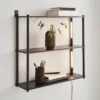 Cole Wall Unit With LED Lights Black -Habitat Store 30802417