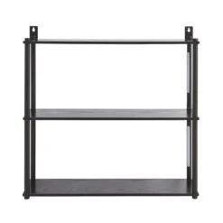 Cole Wall Unit With LED Lights Black -Habitat Store 30802417 alt04