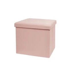 Faux Linen Cube Ottoman 30 Faux Linen Cube Ottoman -Habitat Store 30803425 alt03