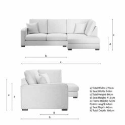 Carson Deep Sit Chunky Multi Weave Corner Sofa -Habitat Store 30803528 alt09