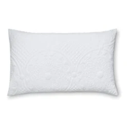 Mandalay White Standard Pillowcase Pair 7 Mandalay White Standard Pillowcase Pair -Habitat Store 30807324 alt02