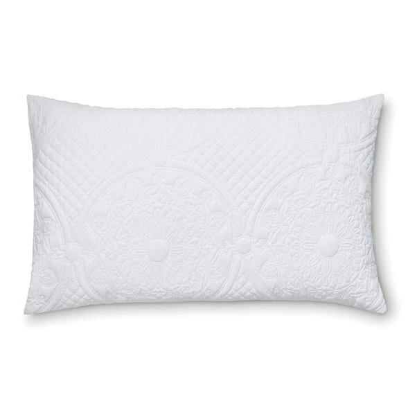 Mandalay White Standard Pillowcase Pair 5 Mandalay White Standard Pillowcase Pair - Image 3