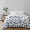 Zen Reversible Printed Navy Bedspread -Habitat Store 30807334