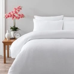 Alford Textured Duvet Cover And Pillowcase Set 37 Alford Textured Duvet Cover And Pillowcase Set -Habitat Store 30807738 alt01