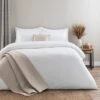 Croston Waffle White Duvet Cover And Pillowcase Set 2 Croston Waffle White Duvet Cover And Pillowcase Set -Habitat Store 30807785