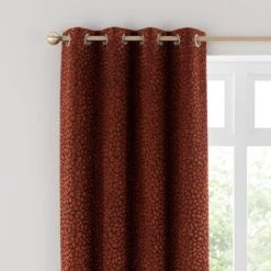 Animal Cut Velvet Eyelet Curtains -Habitat Store 30808490